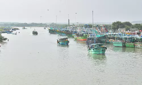 மாண்டஸ் புயல் கரையை கடந்தது: கடலூர் மாவட்ட மீனவர்கள்  இன்று முதல் மீன் பிடிக்க சென்றனர்
