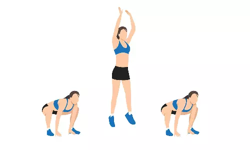 800 கலோரிகளை எரிக்கும் தவளை ஜம்ப் உடற்பயிற்சி