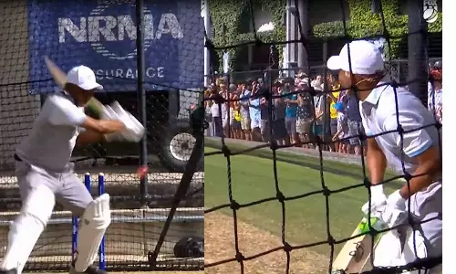 ரஷித் கான் ஓவரை பறக்க விட்ட பிரையன் லாரா- வைரலாகும் வீடியோ