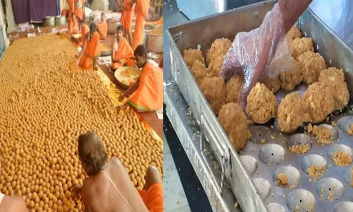 திருப்பதி கோவிலில் லட்டு பிரசாதத்துக்கு ஆன்லைன் பதிவு கிடையாது: தேவஸ்தானம்