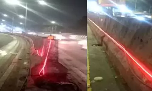 சென்னை: சாலைகளின் சென்டர் மீடியனில் எல்.இ.டி. விளக்குகள் பொருத்தம்