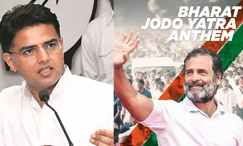 வரலாறு படைக்கிறது பாதயாத்திரை...வருத்தத்தில் பாஜக-  சச்சின் பைலட் பேட்டி