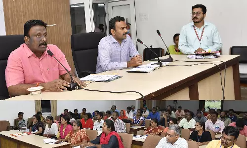 தேனியில் புதுமைப்பெண் திட்டத்தில் ஆதார் எண் இணைப்பு குறித்து ஒருங்கிணைப்பு கூட்டம்