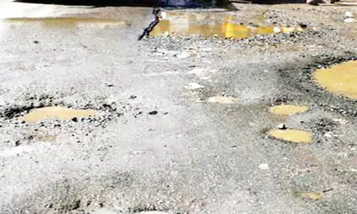 குண்டும் குழியுமான சாலையை சீரமைக்க வேண்டும்