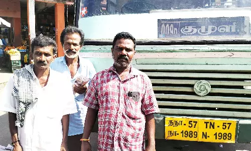 ஓட்டை உடைசலான பஸ் மீண்டும் இயக்கப்பட்டதால் பயணிகள் அதிருப்தி