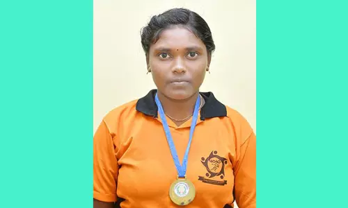 பரமக்குடி கீழமுஸ்லிம் மேல்நிலைப்பள்ளி மாணவி தேர்வு