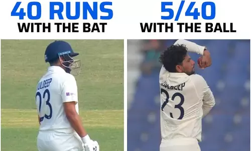 5 விக்கெட்டுக்கு 40 ரன்- குல்தீப் யாதவின் சிறந்த பந்து வீச்சு