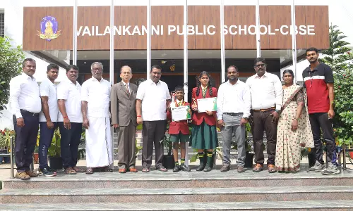 விளையாட்டு போட்டியில்  கிருஷ்ணகிரி வேளாங்கண்ணி பள்ளி  மாணவர்கள் சாதனை