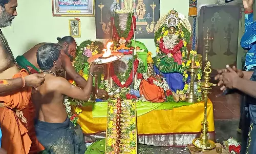 கோவில்பட்டி அருகே பூமாதேவி ஆலயத்தில் கூட்டு கன்னி பூஜை