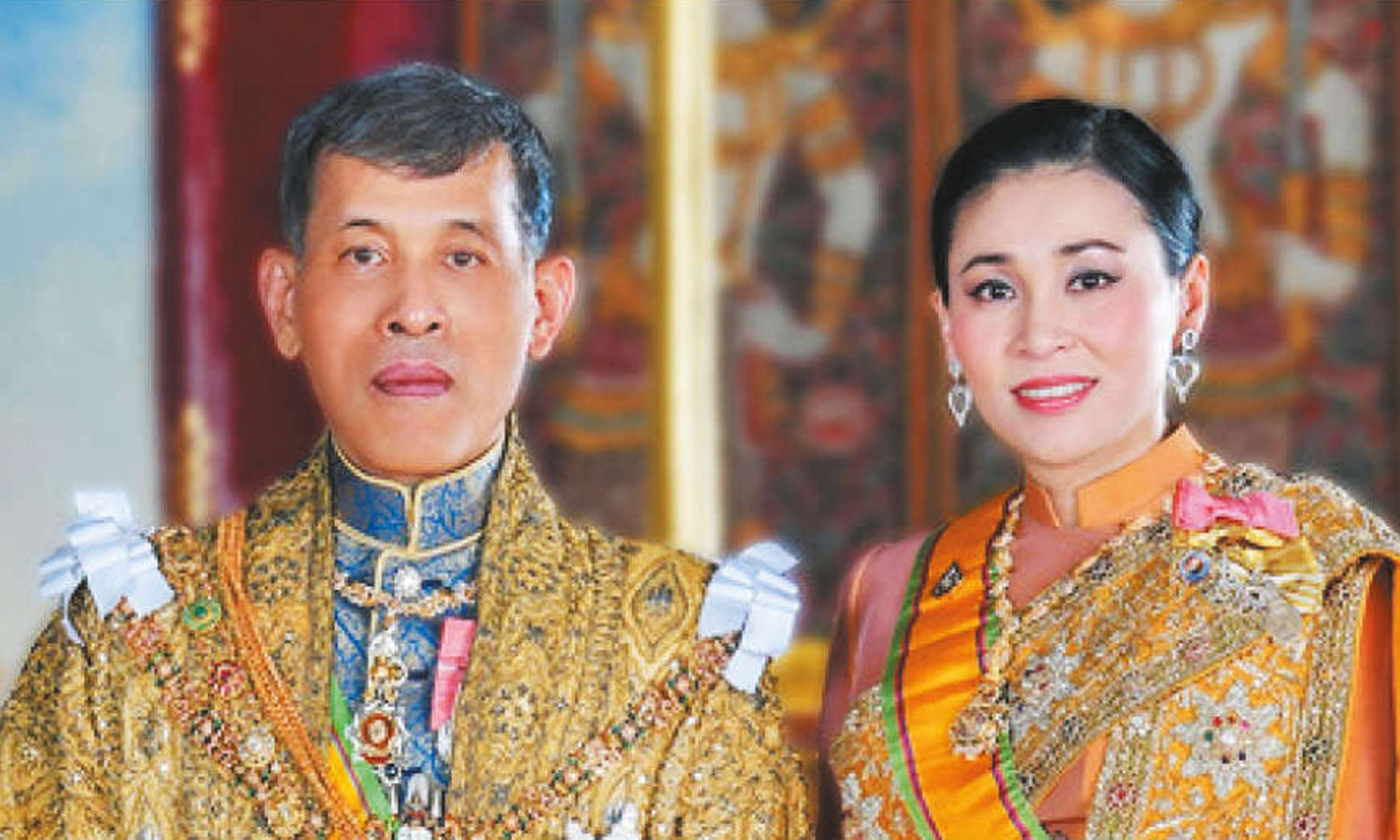 Как называется жена короля. Король Таиланда Маха Вачиралонгкорн. Королева Таиланда сутхида. Король Таиланда рама 10.
