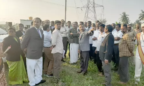 நீதிமன்றம் கட்டுவதற்கான இடத்தை நீதிபதிகள் ஆய்வு