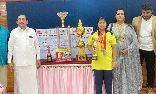 காமன்வெல்த் செஸ் போட்டி: தங்கப்பதக்கம் வென்ற மதுரை மாணவி