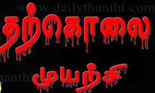 ஆக்கிரமிக்கப்பட்ட வீட்டை காலி செய்ய கூறியதால் தற்கொலைக்கு முயன்ற  வியாபாரி