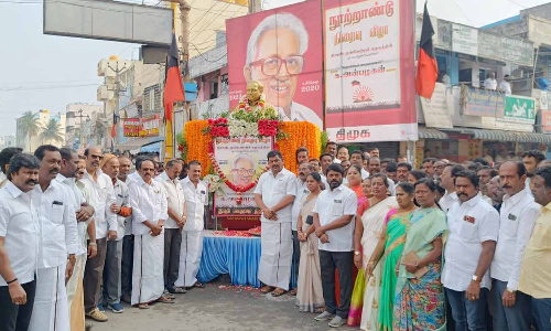 ஓசூரில் பேராசிரியர் அன்பழகன் பிறந்த நாள் விழா