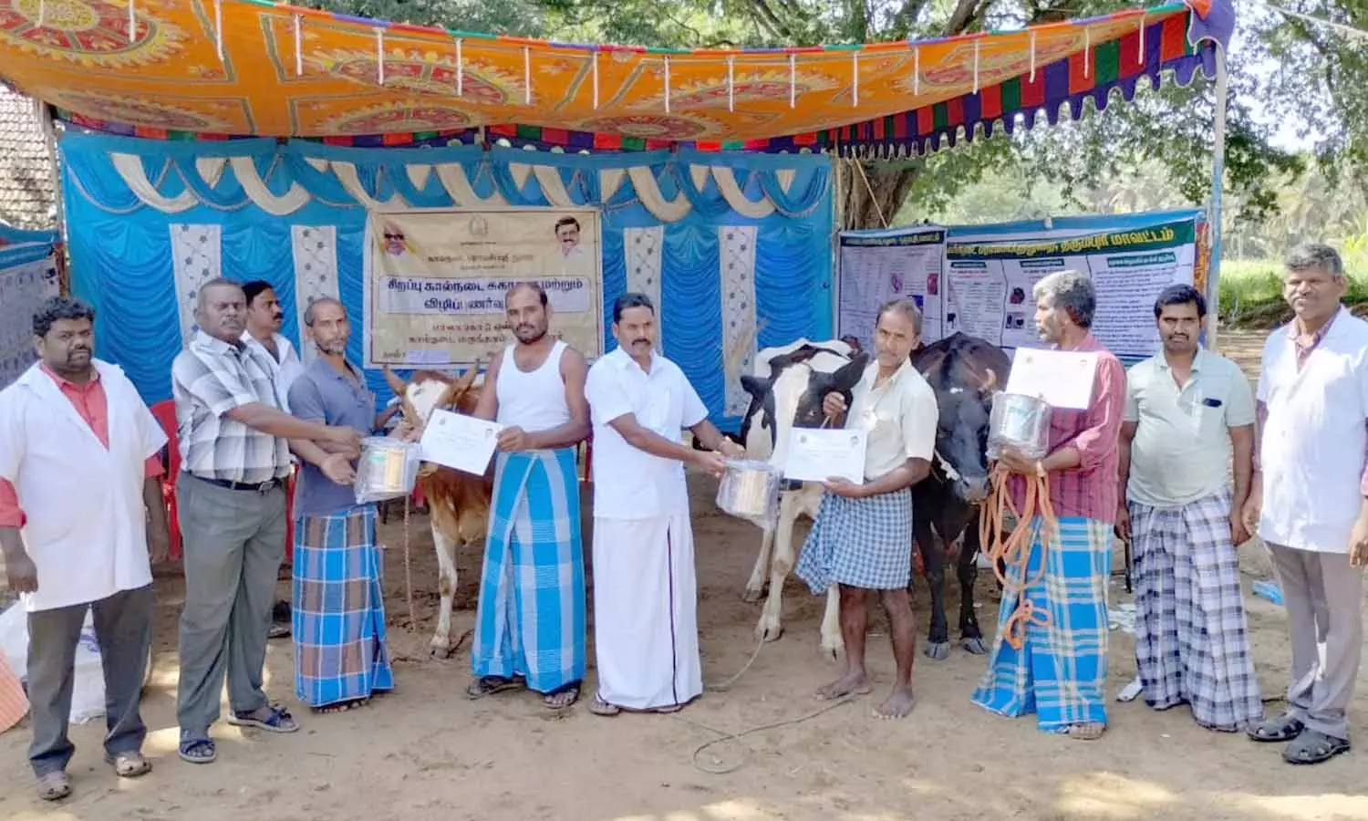 மாரண்ட‌அள்ளி அருகே கால்நடை மருத்துவ முகாம்