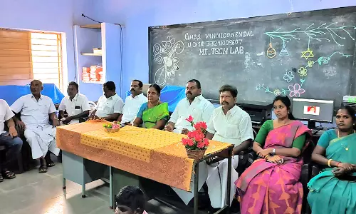 வன்னிக்கோனேந்தல்  அரசு மேல்நிலைப்பள்ளியில்  இது நம்ம ஸ்கூல் திட்டம் தொடக்கம்