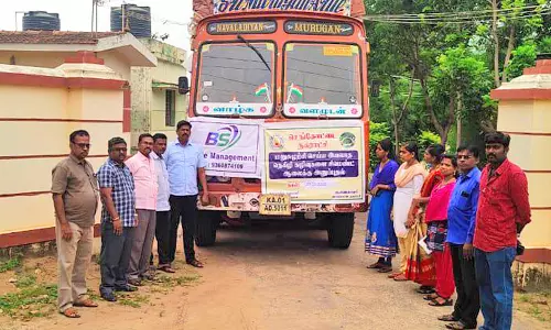 செங்கோட்டையில் இருந்து மராட்டியத்திற்கு சென்ற  2,450 டன் பிளாஸ்டிக் கழிவுகள்