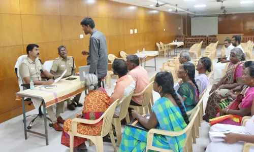 தூத்துக்குடி போலீஸ் சூப்பிரண்டு அலுவலகத்தில் பொதுமக்கள் குறைதீர்க்கும் முகாம்