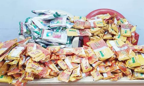 வீட்டில் பதுக்கிய குட்கா பறிமுதல்