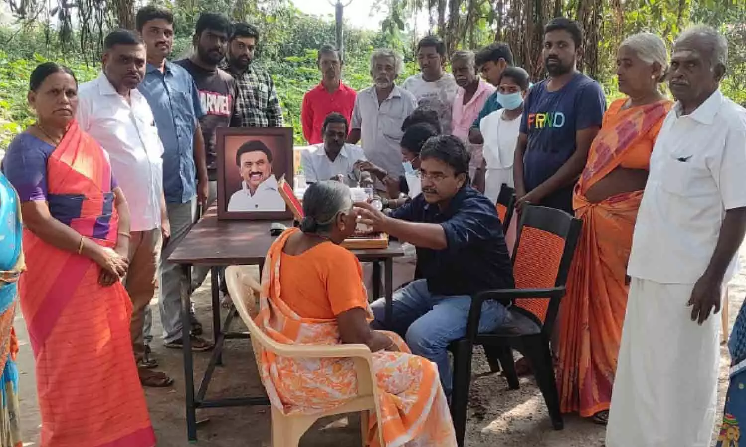 கணபதிபாளையத்தில் இலவச கண் சிகிச்சை முகாம்