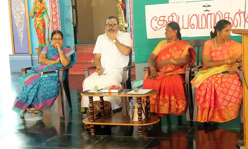 சாரதா கல்லூரியில் பாரதியார் பிறந்தநாள் விழா- சிறப்பு சொற்பொழிவு நிகழ்ச்சி