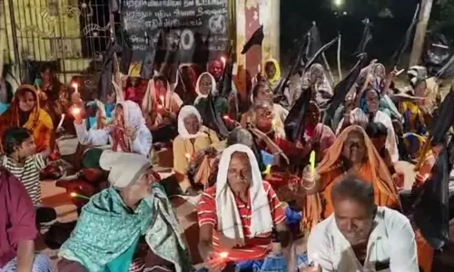 பரந்தூரில் விமான நிலையம் அமைப்பதற்கு எதிரான போராட்டம் 150-வது நாளாக நீடிப்பு