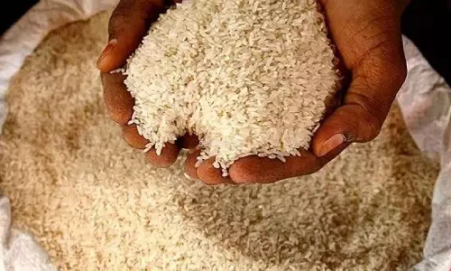 தாராபுரம் அருகே வேனில் கடத்திய   500 கிலோ ரேஷன் அரிசி பறிமுதல்