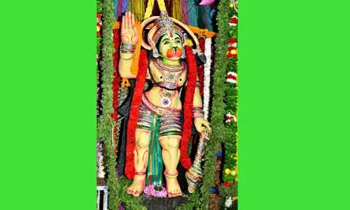 அஷ்டவரத ஆஞ்சநேயருக்கு ஜெயந்தி விழா