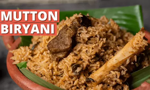 கிறிஸ்துமஸ் ஸ்பெஷல்: சீரக சம்பா அரிசியில் மட்டன் பிரியாணி செய்து அசத்தலாம் வாங்க...