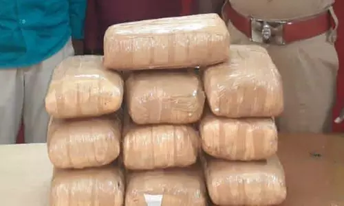 ரெயிலில் கடத்திய ரூ.2 லட்சம் கஞ்சா பறிமுதல்