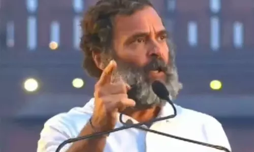 மக்களின் கவனத்தை திசைதிருப்ப வெறுப்புணர்வை பரப்புகிறார்கள்: டெல்லி பொதுக்கூட்டத்தில் ராகுல் ஆவேசம்