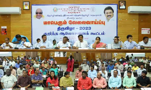 தனியாா் துறை வேலைவாய்ப்பு முகாம்களின் மூலமாக 1.12 லட்சம் இளைஞா்களுக்கு வேலைவாய்ப்பு - அமைச்சர் சி.வி.கணேசன் தகவல்