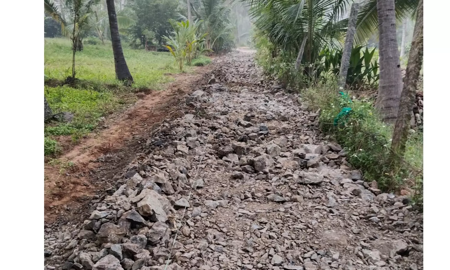 சுடுகாட்டுக்கு செல்லும் பாதை ஆக்கிரமிப்பு  - மக்கள் அவதி