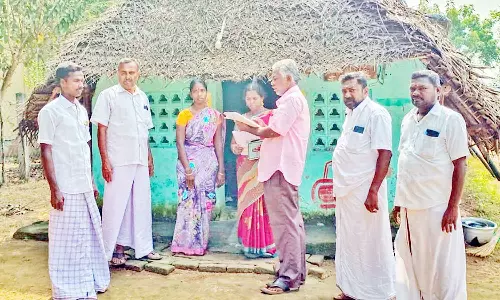 குடிசை வீடுகள் கணக்கெடுக்கும் பணி