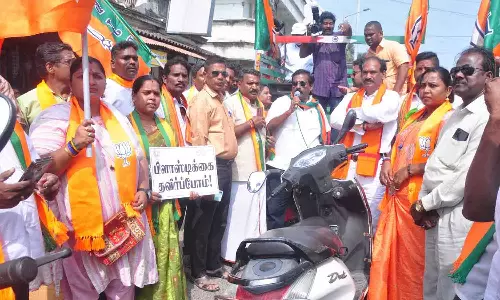 பா.ஜனதா ஓ.பி.சி. அணி சார்பில் மோட்டார் சைக்கிள் பேரணி