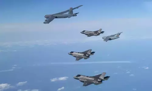 வடகொரியாவுக்கு பதிலடி... எல்லைப் பகுதிக்கு போர் விமானங்களை அனுப்பி மிரட்டிய தென்கொரியா