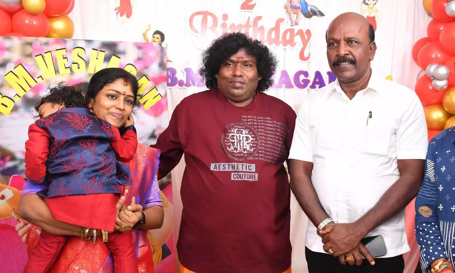 நடிகர் யோகி பாபு வீட்டு விழாவில் கலந்து கொண்ட அமைச்சர் மா.சுப்பிரமணியன்