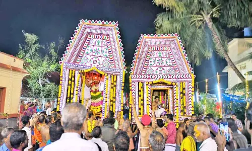 ஆரியங்காவு கோவிலில் சுவாமி அய்யப்பனுக்கு திருக்கல்யாணம்