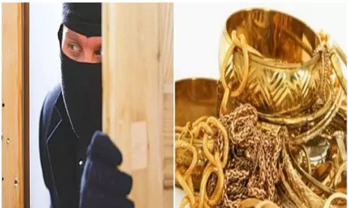 வியாபாரி வீட்டில் நகை, பணம் கொள்ளை