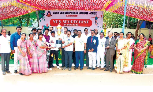 வேளாங்கண்ணி சி.பி.எஸ்.இ. பள்ளியில் விளையாட்டு விழா