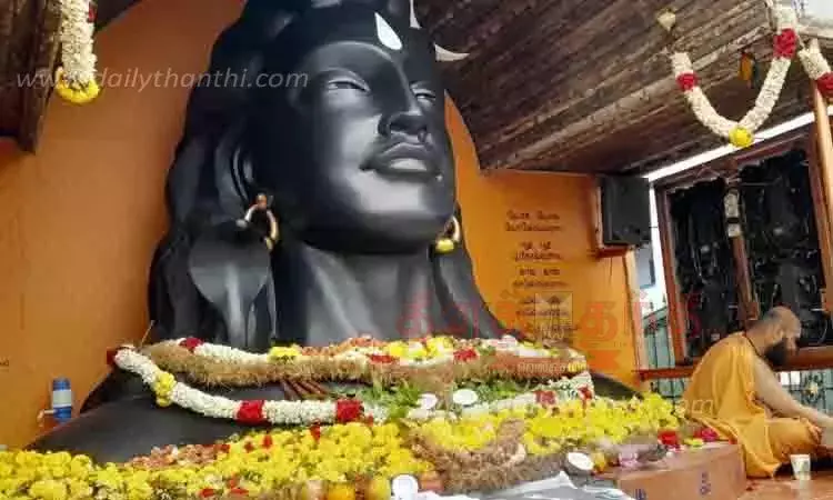 பெரம்பலூரில் ஆதியோகி சிவன் சிலை ரத ஊர்வலம் பெரம்பலூரில் ஆதியோகி சிவன் சிலை ரத ஊர்வலம்
