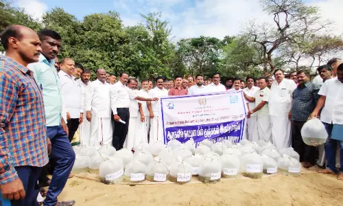 நாட்டின மீன் குஞ்சுகளை  ஆறுகளில் விடும் திட்டம்