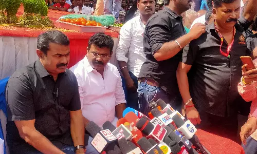 தமிழர்களிடம் நிலங்களை கையகப்படுத்தி விட்டு பிற மாநிலத்தை சேர்ந்தவர்களுக்கு வேலை வழங்குவதா?- சீமான் ஆவேசம்