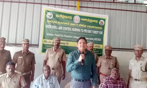 கும்பக்கரையில் வன உயிரினங்களை காப்பது குறித்து பயிற்சி