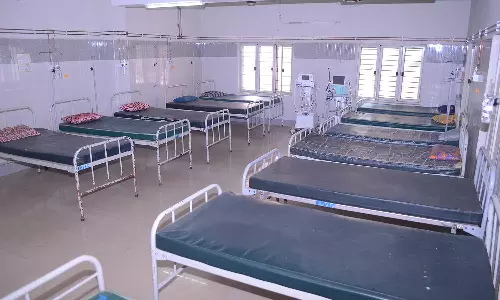 திண்டுக்கல் அரசு ஆஸ்பத்திரியில் 15 படுக்கைகளுடன் கூடிய கொரோனா வார்டு தயார்