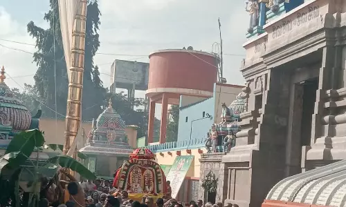 அன்னூரில்மன்னீஸ்வரர் கோவில் தேரோட்டம்