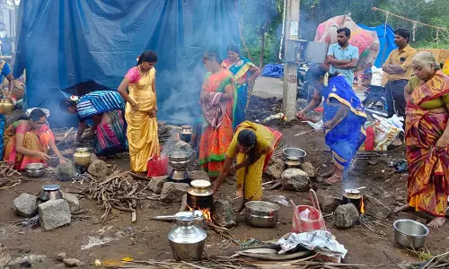 எல்லை மாகாளியம்மன் கோவில் பொங்கல் விழா