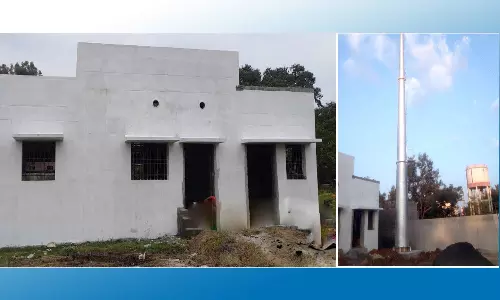 நவீன எரிவாயு தகன மேடை அமைக்கும் பணி தீவிரம்