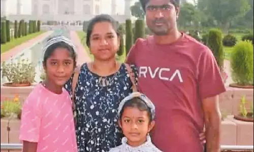 அமெரிக்காவில் உறைந்த ஏரியில் விழுந்து பலியான தம்பதியரின் செல்ல மகள்கள்...இந்தியாவுக்கு அழைத்து வர ஏற்பாடு