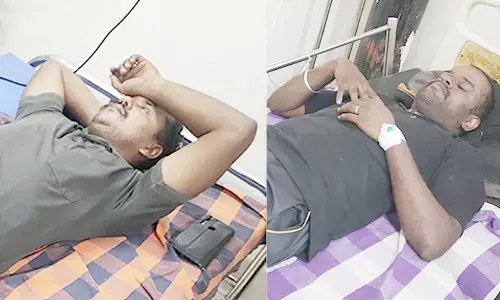 போலீசாருக்கு கத்திக்குத்து; ரவுடி கைது